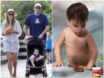 Molly Sims, Scott Stuber and their son Brooks spend the holidays in Miami