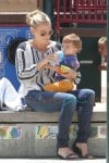 Molly Sims Takes Her Son To Coldwater Park