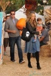 Molly Sims with husband Scott and son Brooks Stuber at Mr