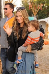 Molly Sims with husband Scott and son Brooks Stuber at Mr