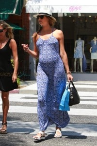 Mom-To-Be Stacy Keibler Shops in LA
