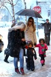 Moroccan and Monroe Cannon in Aspen with their mom Mariah Carey