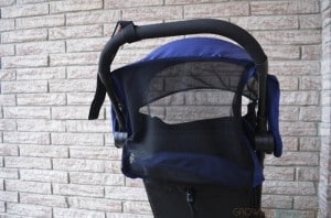 Mountain Buggy Nano - mesh backing