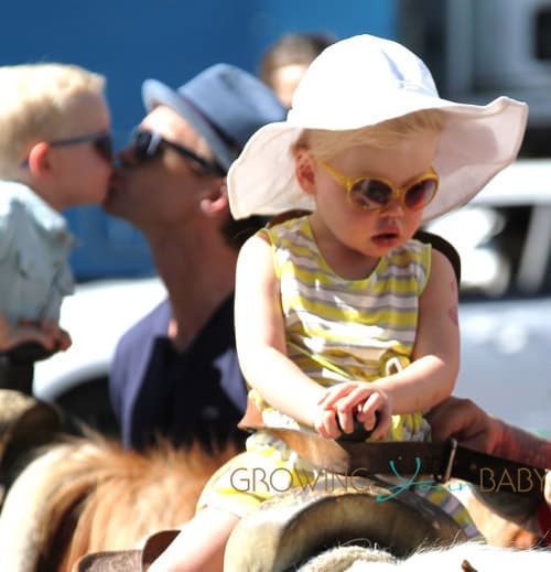 Neil Patrick Harris and partner David Burtka out on Mother's Day with the kids