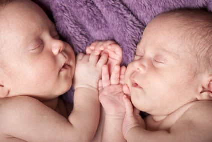 Newborn twins