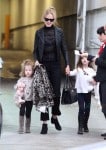 Nicole Kidman touches down in Sydney with daughter Faith and Sunday
