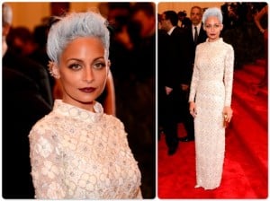 Nicole Richie red carpet at the 2013 Met Gala at the Metropolitan Museum of Art