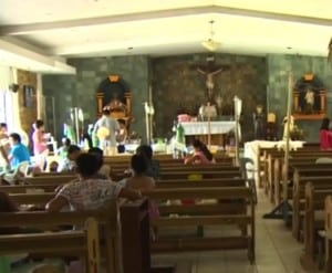 Nicu set up in a church in the Philippines
