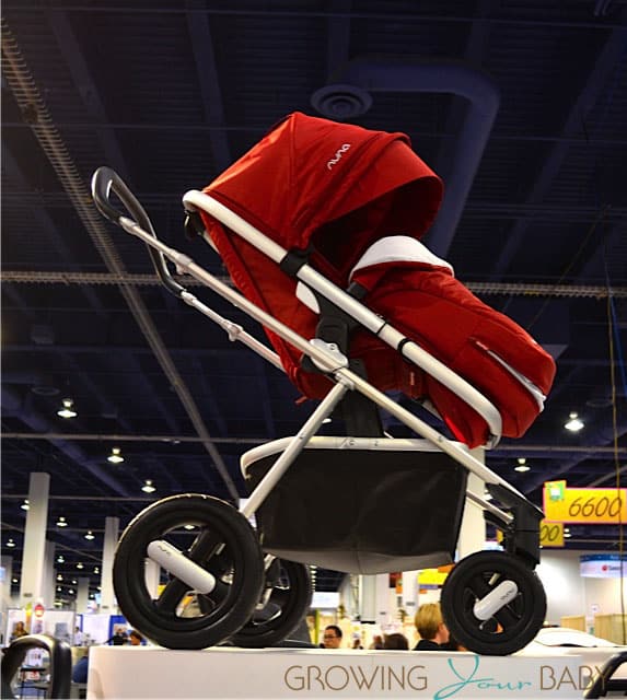 nuna stroller red