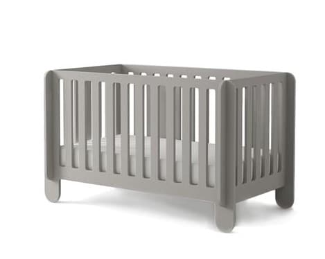 Oeuf NYC Elephant convertible Crib - grey