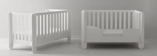 Oeuf NYC Elephant convertible Crib - white