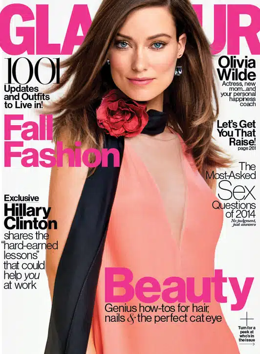 Olivia Wilde September Glamour cover