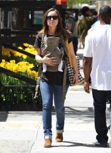Olivia Wilde Takes Baby Otis For A Walk in NYC