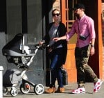 Olivia Wilde and Jason Sudeikis out in NYC with son Otis