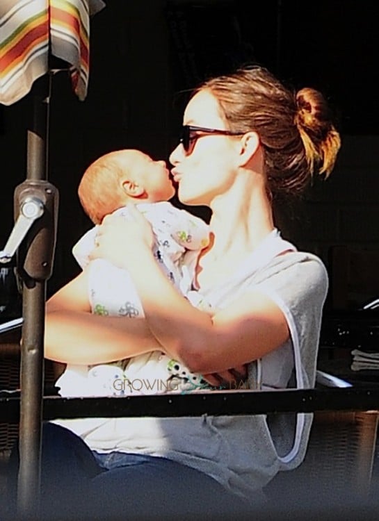 Olivia Wilde out in NYC with son Otis