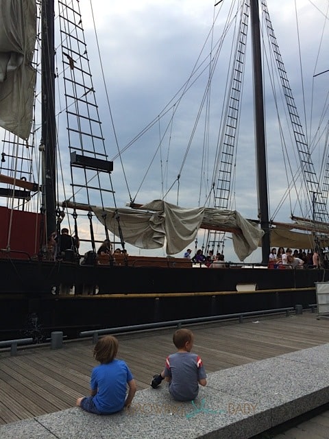 Our Summer Journey sailing on a tall ship