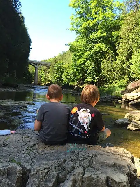 Our Summer Journey - visiting the elora gorge