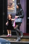 Padma Lakshmi out shopping in SoHo with daughter Krishna Dell