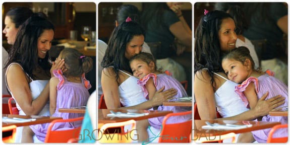 Padma Lakshmi with her daughter Krishna Dell