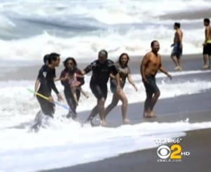 Patrick Watson rescues baby at Aliso Beach Park