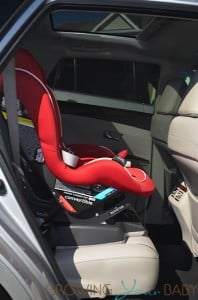 Peg Perego Primo Viaggio SIP Convertible Car Seat side view installed