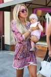 Petra Ecclestone, baby Lavinia and sister Tamara enjoy a family day out