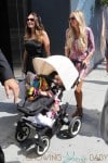 Petra Ecclestone, baby Lavinia and sister Tamara enjoy a family day out