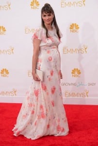 Pregnant Amanda Peet at the 66th Annual Primetime Emmy Awards