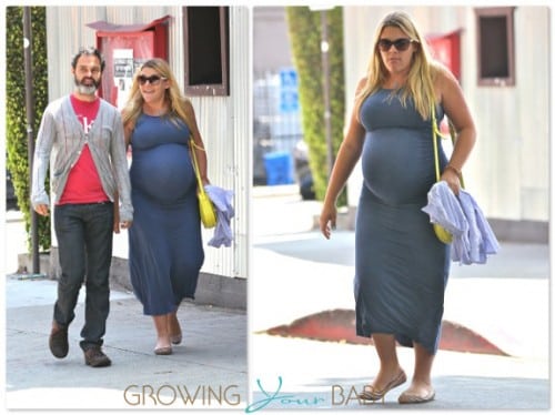 Pregnant Busy Philipps and Mark Silverstein