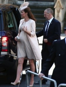 Pregnant Catherine Middleton at 60th Anniversary of the Coronation Service