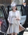 Pregnant Kate Middleton Heads To Westminster Abbey