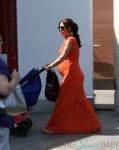 Pregnant WAG Danielle O'Hara does a spot of shopping in Liverpool with her mum and kids in tow