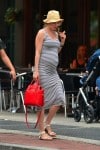 Pregnant Doutzen Kroes out in NYC
