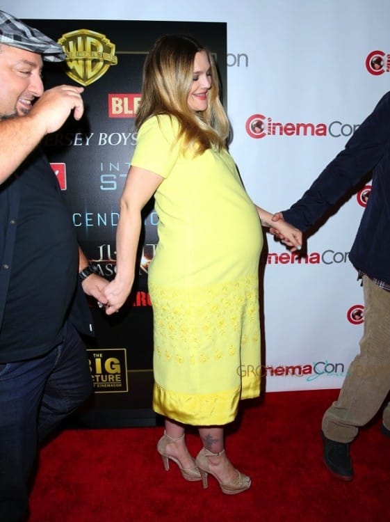 Pregnant Drew Barrymore at CinemaCon 2014