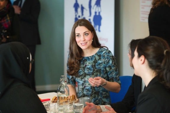 Pregnant Duchess of Cambridge, At A Coffee Morning In Kensington