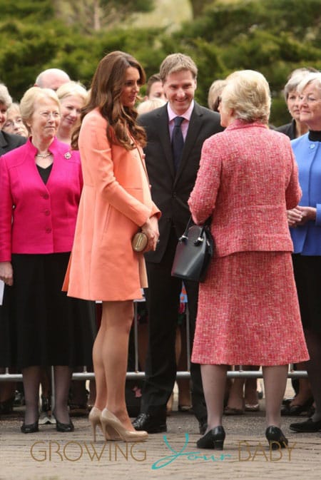 Pregnant Duchess of Cambridge visits Naomi House children's hospice in Hampshire