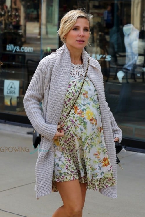 Pregnant Elsa Pataky out in LA