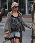 Pregnant Elsa Pataky out shopping in LA
