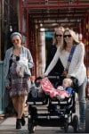 Pregnant Elsa Pataky out with friends and family in LA