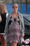 Pregnant Elsa Pataky out with her family in LA