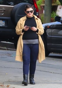 Pregnant Ginnifer Goodwin out in LA