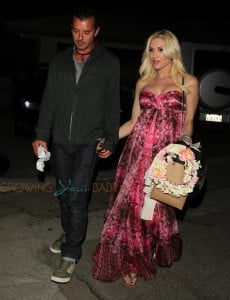 Pregnant Gwen Stefani and husband Gavin Rossdale Attends a baby shower in LA