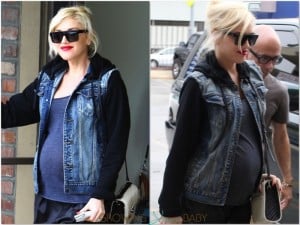 Pregnant Gwen Stefani at the doctors LA