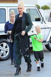 Pregnant Gwen Stefani grabs some ice cream with her son  Zuma