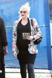 Pregnant Gwen Stefani leaving Cirque Du Soleil