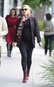 Pregnant Gwen Stefani out in LA