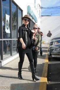 Pregnant Gwen Stefani out shopping in LA