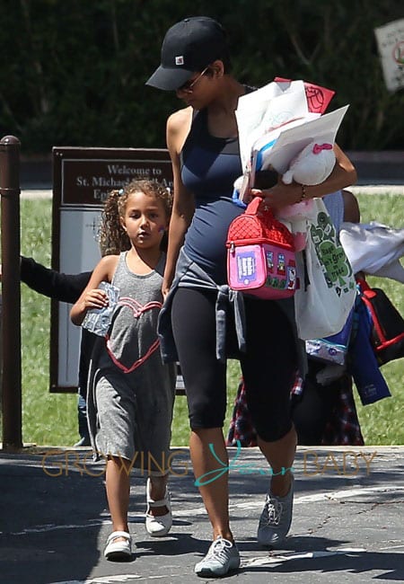 Halle Berry Picks Nahla Up From School