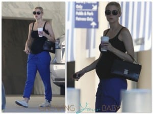 Pregnant Jaime King out in LA