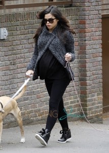 Jenna Dewan Tatum Takes Her Dogs For A Walk